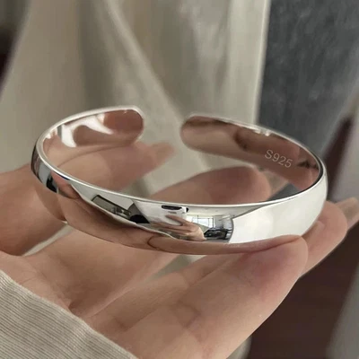 EDLES Armband 925 SILBER massiv Armkette MANSCHETTEN ARMREIF Armzange Zirkonia - Bild 1 von 4