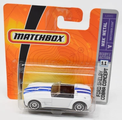 Matchbox Superfast Ford Shelby Cobra Concept bianco. #11/2007. blister corto - Immagine 1 di 2