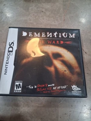 Nintendo Ds Dementium The Ward Case and Manual Only No Game Authentic No Game - Image 1 of 2