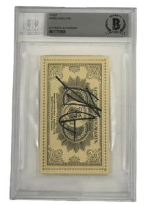 Daniel Radcliffe Signed Harry Potter Hogwarts Train Ticket Slabbed Beckett - Picture 1 of 3