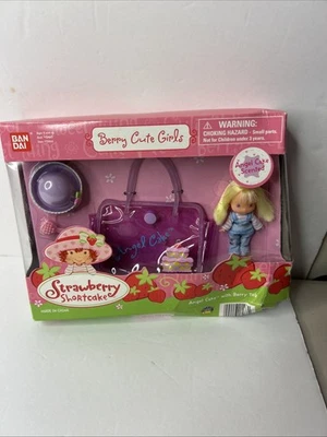 Lindo pastel de ángel para niñas Berry Shortcake Berry Bandai caja dañada Foto 1 de 4
