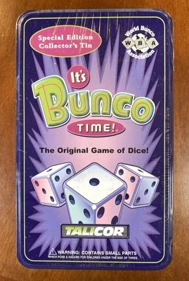 It's Bunco Time - Оригинальная Игра в Кости Коллекционная Олово 2004 - НОВАЯ ЗАПЕЧАТАННАЯ - Изображение 1 из 4