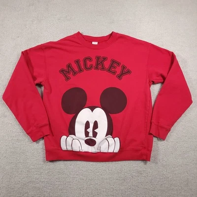 Sudadera Disney Mickey Juvenil 3XL (21) Roja Cuello Redondo Gráfico Dibujos Animados Ratón Foto 1 de 4
