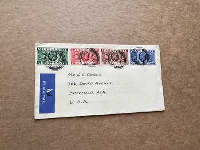 Great Britain 1935 FDC +KGV Silver Jubilee Set #SG453-56 +5-7-35 Lincoln CDS - Image 1 of 2