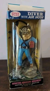 Vintage Penn Plax 1972 Diver with air Hose Aquarium Fish Tank NEW old stock - Picture 1 of 9