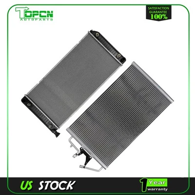 Fits 1996-1997 1998 1999 Chevrolet C1500 Radiator & Condenser Cooling Assembly - Image 1 of 4