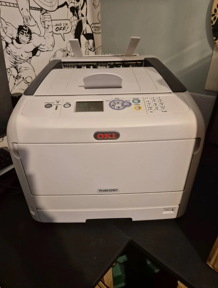 OKI Pro8432WT A3 Full Colour White Toner Printer + 2 extra White Toner and paper - Image 1 of 4