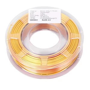 Gold Red Dual Color Filament 1.75mm Printing Filament Wide Compatibility 200g - Picture 1 of 24