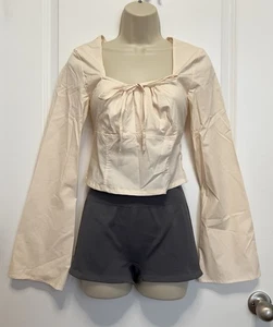 Blusa para mujer Bell manga larga Flyaway talla XS - Wild Fable - Imagen 1 de 8