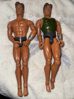 2 Max Steel GI Joe 12" Mattel Muñeca Masculina Figura de Acción Músculos Retro 1998 De Colección Foto 1 de 4