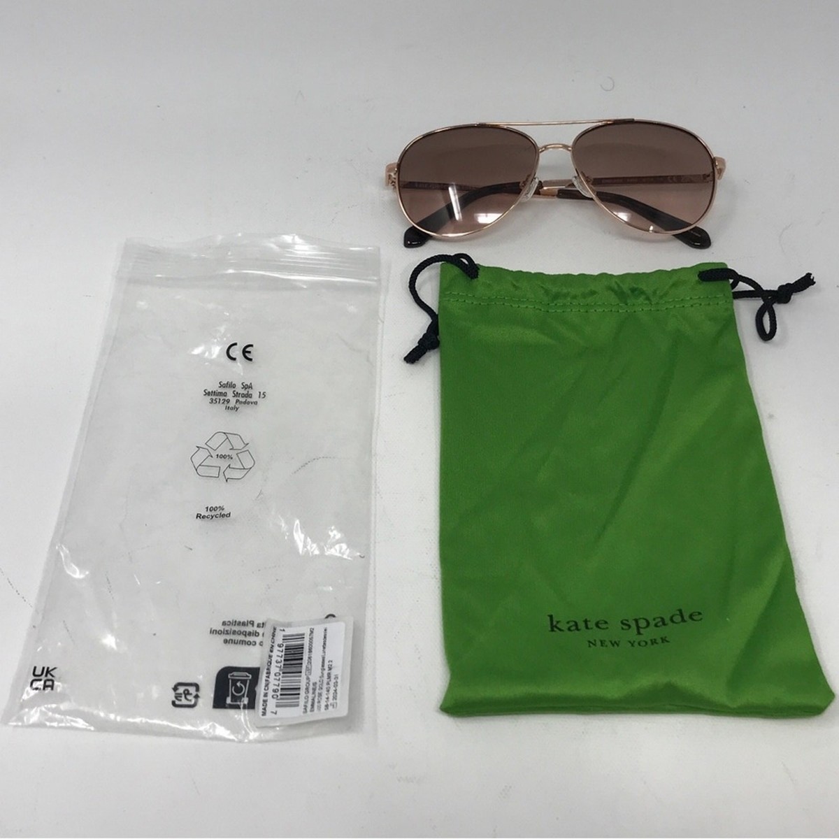 Kate Spade Emmaline Sunglasses Gold Aviators Brand New Kate Spade Women main image 2