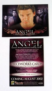 2002 Inkworks Angel Season 3 Promo Card (A3-SD2002) San Diego Comic Con Nm/Mt - Picture 1 of 3