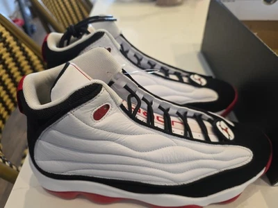 Nike Air Jordan Pro Fuerte Blanco/Negro/Rojo Universitario Para Hombre Talla 11.5 Foto 1 de 4