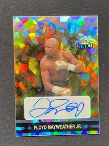 2024 Leaf Collective Dual Auto Floyd Mayweather & Goldberg 2/10 Crystal - Picture 1 of 10