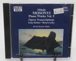 ISTVAN KASSAI - MIHALY MOSONYI: PIANO WORKS VOLUME 5 MUSIC CD, SZEP ILONKA BENYO - Picture 1 of 2