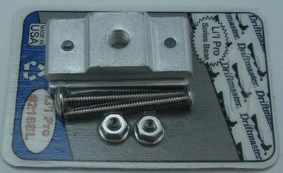 Base de riel cuadrado de rosca izquierda Driftmaster 216BL para soporte de varilla Lil Pro de 3/8" Foto 1 de 2