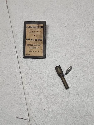 Nuevo de Lote Antiguo 1956 Packard V8 1957 Lincoln Carter Carburador Aguja y Asiento 25-279S  Foto 1 de 4