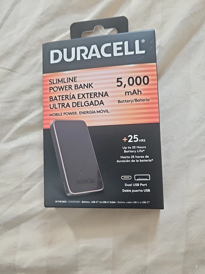 DURACELL SLIMLINE POWER BANK 5K 1C/1A DMP-PB-CHARGE5V