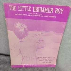 The Little Drummer Boy Piano Sheet Music by Katherine Davis, Henry Onoratio - Picture 1 of 3