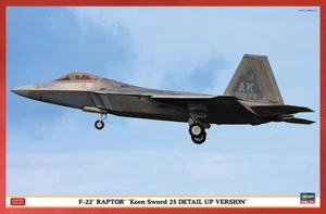 HASEGAWA 07551 1/48 F-22 Raptor “Ken Sword 25” Detail Up Version - USA Shipping - Picture 1 of 15