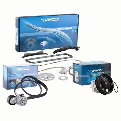Kit Catena Distribuzione Punto 1.3 Multijet Fiat Pompa Acqua E Kit Servizi Dayco - Imagen 1 de 4