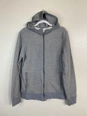 Sudadera con Capucha Lululemon Gris Cremallera Completa Hombres Talla Grande Bolsillos con Cremallera Neutro Clásico... Foto 1 de 4