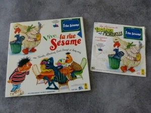 1 RUE SESAME - Vive la rue Sésame - Le petit Menestrel - LIVRE DISQUE 33T + 45T - Imagen 1 de 9