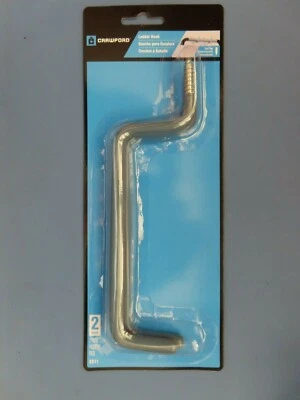 Percha de escalera grande Crawford.  Paquete de 2 ganchos de escalera # SS11 NUEVO Foto 1 de 2