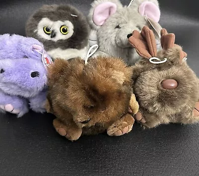 Random Vintage Plush Toy Box Lot Swibco Puffkins MJC Purr-fection 5 Plush - Image 1 of 4