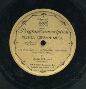 33tk-organ-VICTOR Program Trans.-L-24012-Charles O'Connell- (medley) - Picture 1 of 2