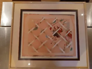 1982 Rebecca Riley Signed Numbered 9/20 "Sabotage" Lithograph with Poem Framed - Picture 1 of 8