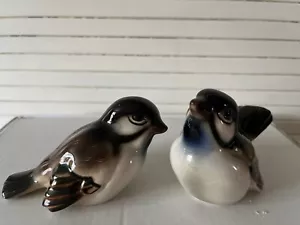 Vintage Paar Wein Keramik Vögel Austria - Bild 1 von 10