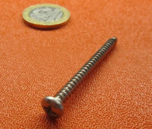 18-8 Stainless Steel Phillips Pan Sheet Metal Screws #6 x 1.75" Length, 100 pcs - Picture 1 of 12