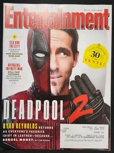 Entertainment Weekly May 11, 2018 Deadpool 2 - Ryan Reynolds - Picture 1 of 2