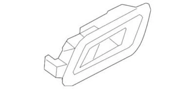 Manija de sedán Police Interceptor original Ford 2013-2019, interior DG1Z-5422601-AB Foto 1 de 3