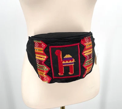 Riñonera Alburgan Artesanía Patchwork Bordada Cintura Hecha en Jordania Foto 1 de 4