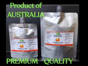 Natural Vitamin E Oil 100% Pure - (D-Alpha Tocopherol) Very thick Oil 50ml 100ml - Picture 1 of 6