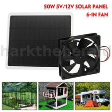 50w Ventola Solare Solare Ventilatore Ventola VENTILATORE SOLARE serra ventilazione 12v