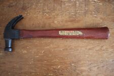 Vintage Plumb Claw Hammer 13" Hickory Handle Label