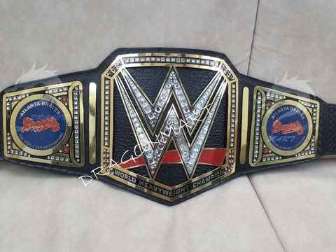 Atlanta Braves Championship Belt MLB Baseball Series 2021 Champions 2mm Brass Cover