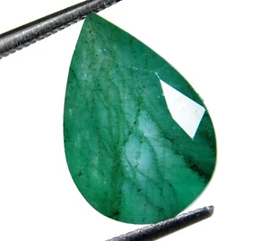 Stunning 8.70 Ct Natural Colombian Green Emerald - "Certified" Loose Gemstone - Picture 1 of 4