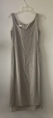 Vestido Vaina Para Mujer Escada Vintage Talla 34 Largo Beige Texturizado Clásico *Defectos* Foto 1 de 4