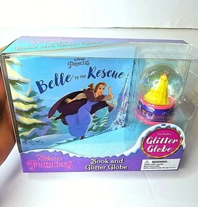 Globe Disney Princess Belle Book with Glitter inside the Globe New In Box - Picture 1 of 8
