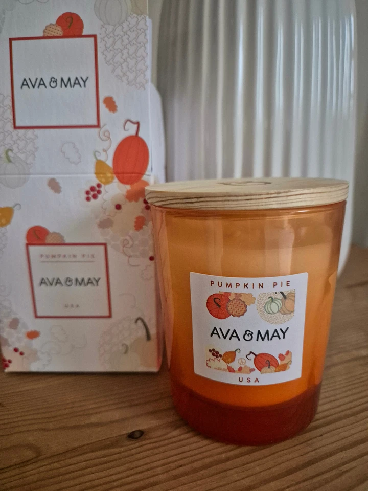 NEU * AVA&MAY* PUMPKIN PIE Duftkerze - 180 g * 40 Std. - Bild 1 von 1