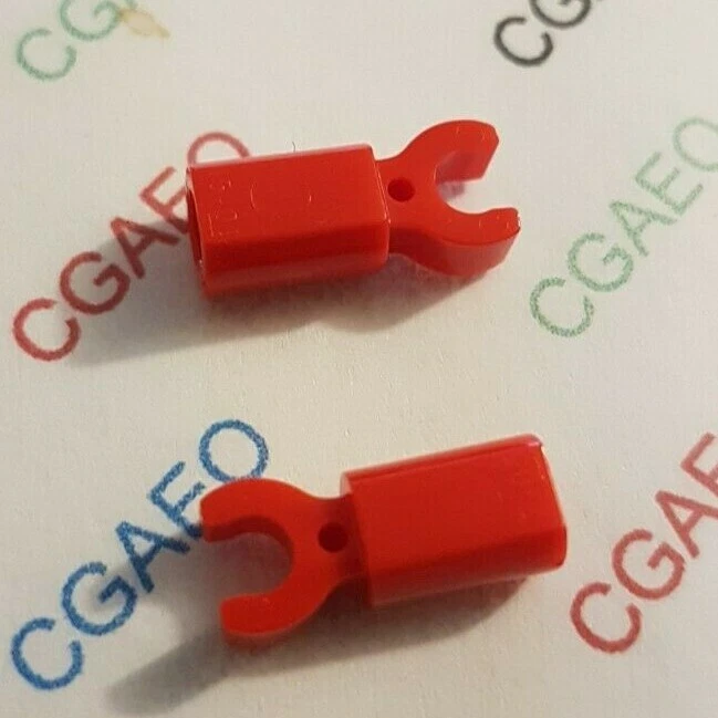 2 x Lego 11090 Bar Holder with Clip RED - Photo 1/1