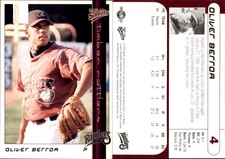 Oliver Berroa 1999 Multi-Ad Wisconsin Timber Rattlers #4 Card *AutographDen*