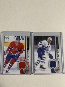 2014-15 UD Game Jersey 2 Karten Lot Gilmour & Bellows - Bild 1 von 1