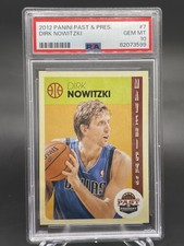 2012 Dirk Nowitzki Panini Past & Present #7 PSA 10 Gem Mint  Pop 2  New Arrival!