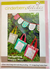 Cinderberry Stitches by Natalie Lymer N097 Hedgehog Happy Hour Bags &amp; Bunting