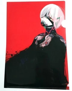 Carpeta de archivos transparente Tokyo Ghoul Ken Kaneki con pegatina JUMP FESTA 2017 anime - Imagen 1 de 5